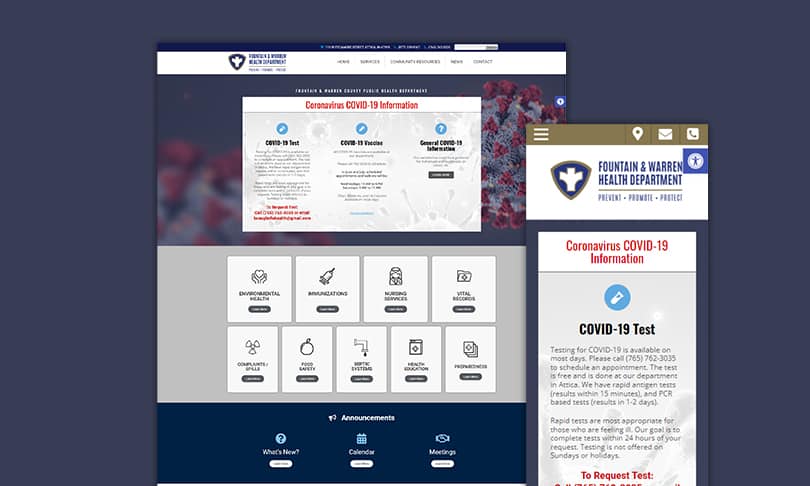 Healthcare Website Design 3