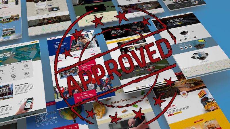 Approval to launch website