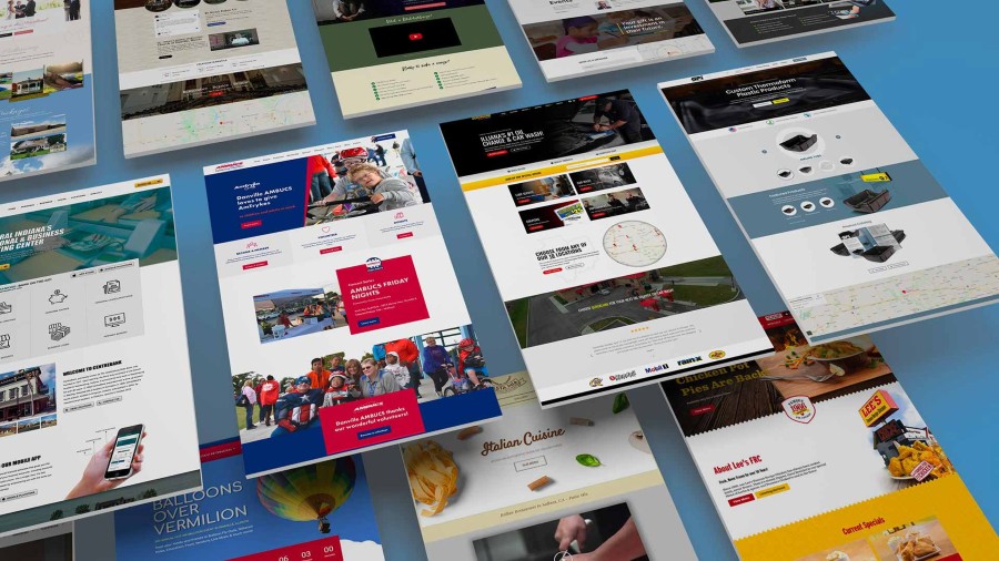 Business website design portfolio