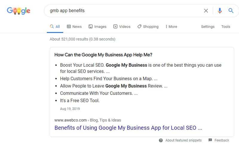 Create website content helpful to searchers