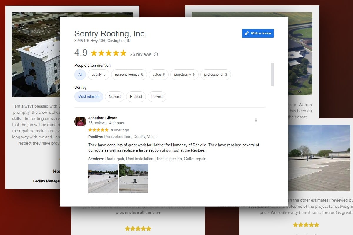 Get More Reviews For Roofing Company