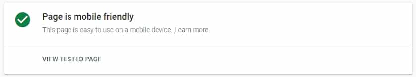 Google Mobile Friendly Test For Websites