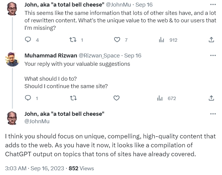John Mu Looks Like A Compilation Of Chatgpt Output