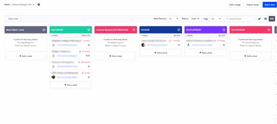 Manage Stages Of Deals And Project Pipelines
