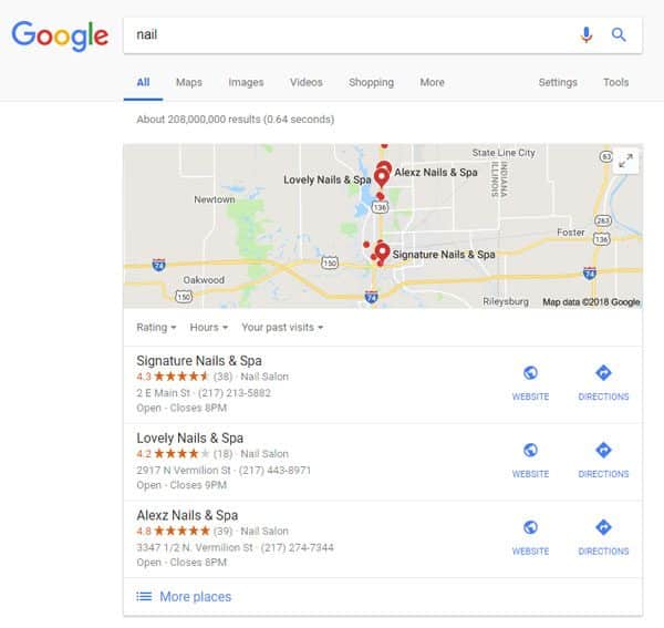 Nail Search Results