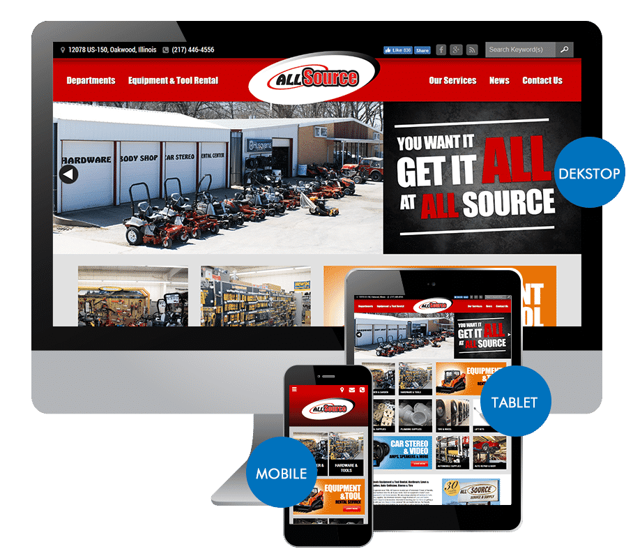 Responsive Website Design in Danville, IL