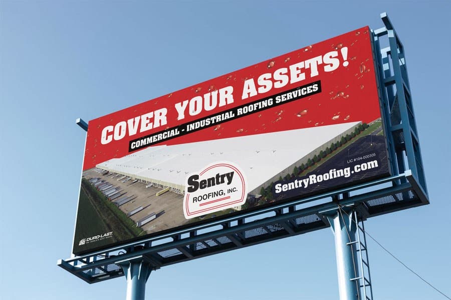 Roofing Contractor Billboard Marketing