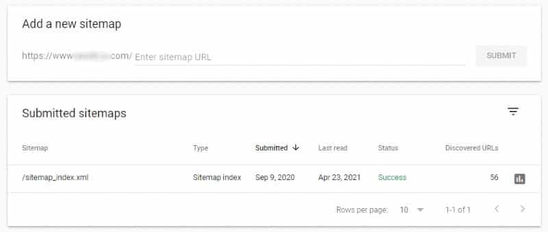 Submit website sitemap to Google and Bing