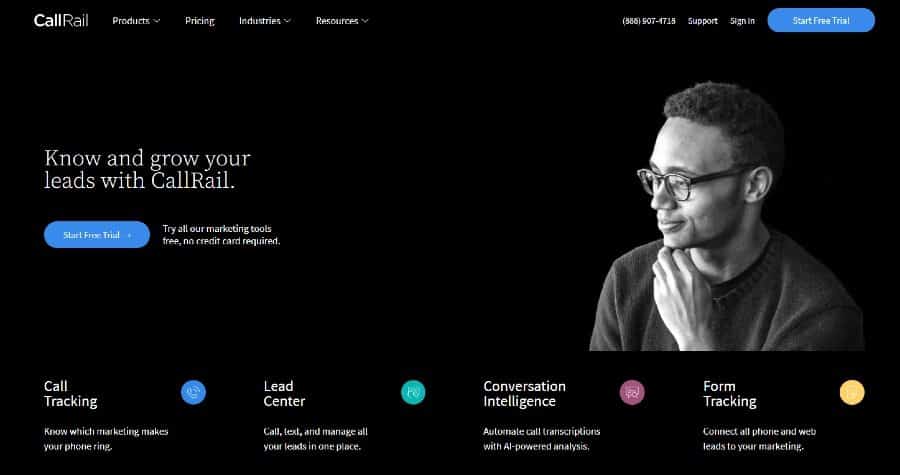 Use CallRail for call tracking your marketing efforts